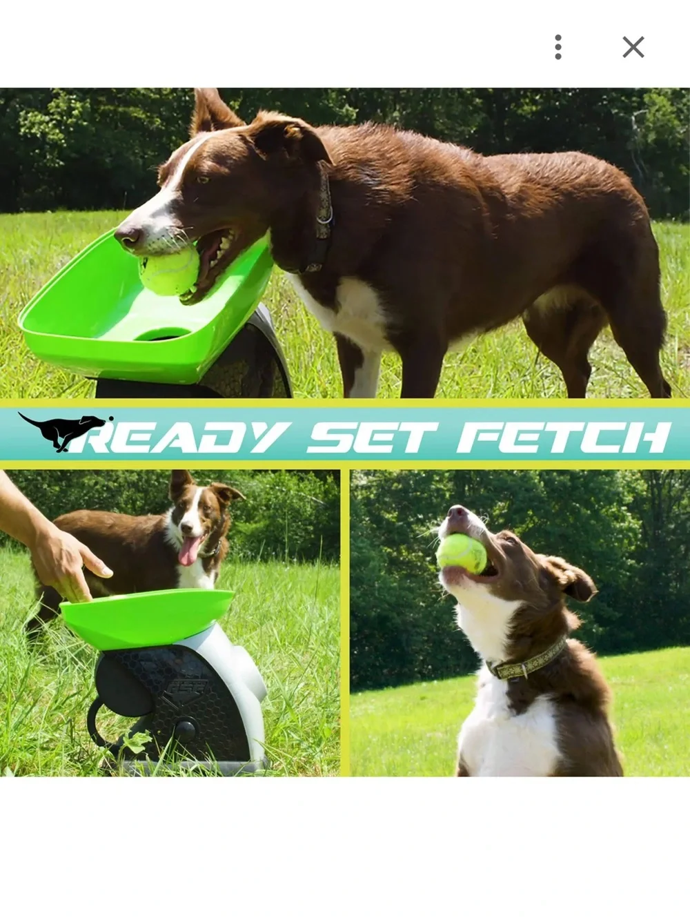 Automatic Tennis Ball Launcher - Lime Green/Gray